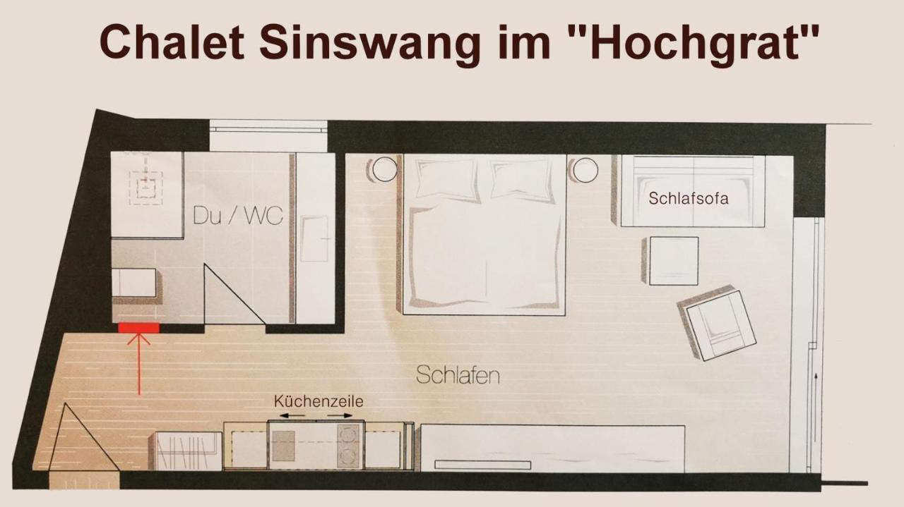Chalet Sinswang Am Hochgrat Oberstaufen Zewnętrze zdjęcie